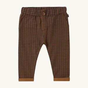 NWT - Checkered pants, 100% organic​​​​​